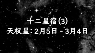 十二星宿之天权星:领导能力与控制欲最强的人.哔哩哔哩bilibili