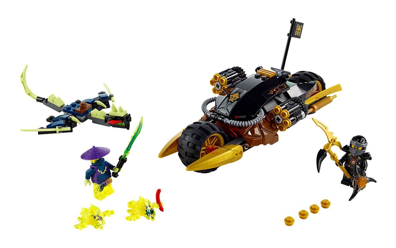 乐高lego70733幻影忍者寇的武装重机车速拼评测