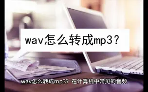 Download Video: wav怎么转成mp3