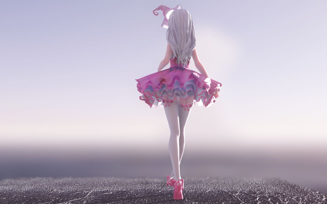 【弱音·mmd】甜掉牙的少女粉hakuヾ(72°63°72)1718 !