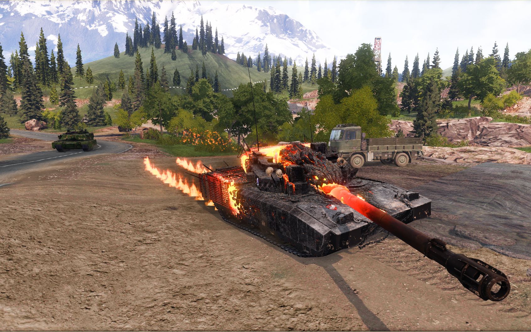 【装甲战争】养老记录之永不后退——勒克莱尔t4_哔哩哔哩_bilibili