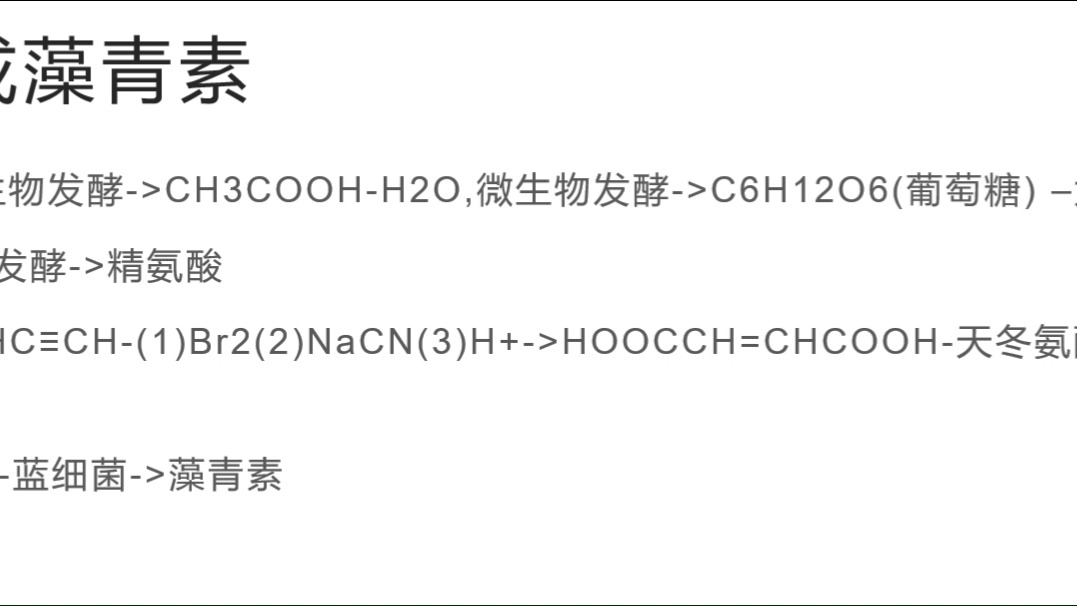 CO2合成藻青素 2024.10.31哔哩哔哩bilibili