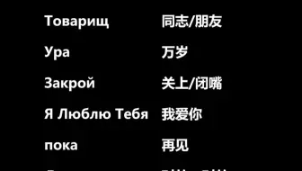 【俄语】中国人最耳熟的20句俄语！