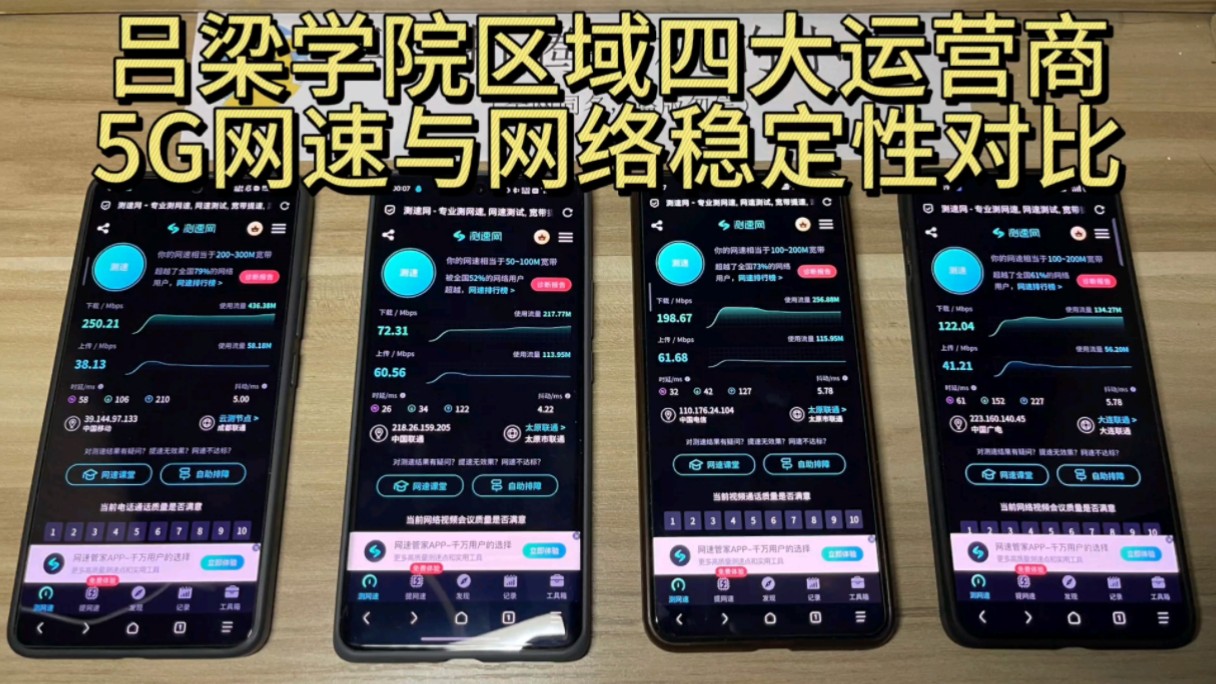 四大运营商网速对比(吕梁学院 娱乐测试)娱乐娱乐娱乐哔哩哔哩bilibili