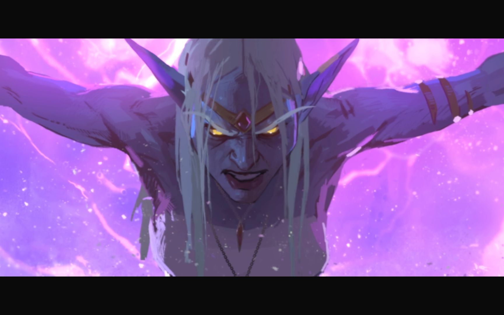 【魔兽cg】战争使者 艾萨拉 英语中字