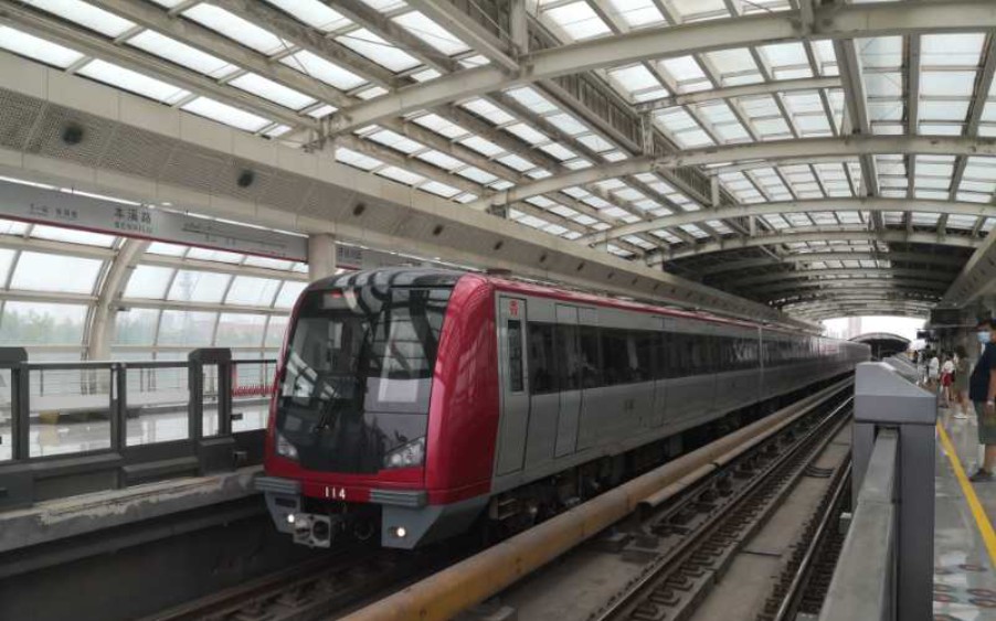 天津地铁一号线开往刘园方向西北角站西站站区间西站站进站实录