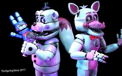 【fnaf sl】自制——funtime freddy&funtime foxy&bon bons photos