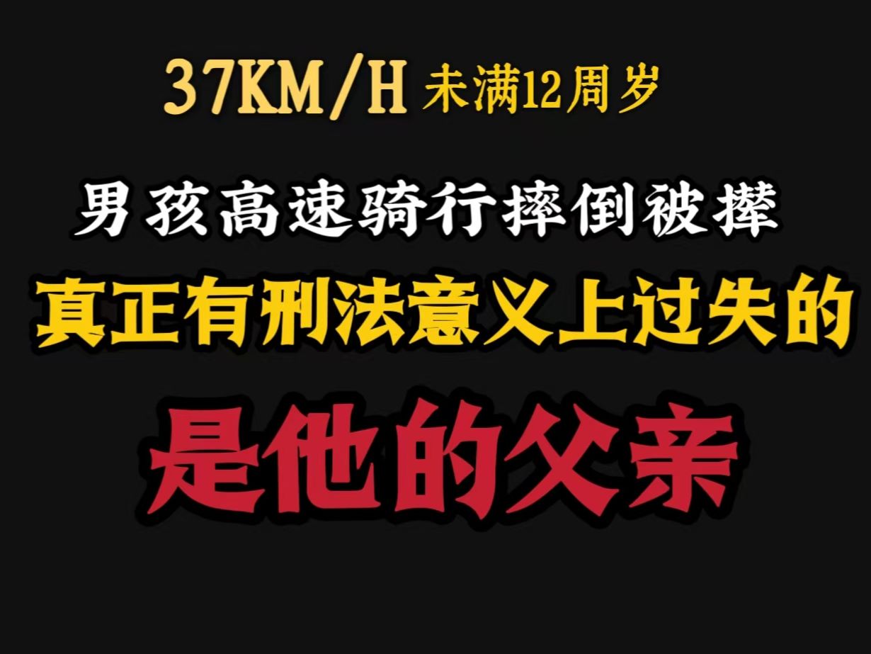 河北男孩跟团骑行被碾惨案中真正有过失的,是男孩的父亲而绝不是司机哔哩哔哩bilibili