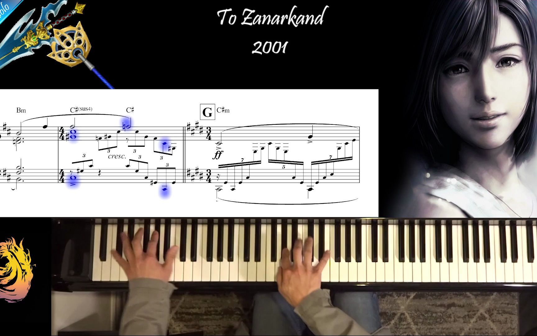 [图]Final Fantasy X - To Zanarkand - Piano Solo Cover