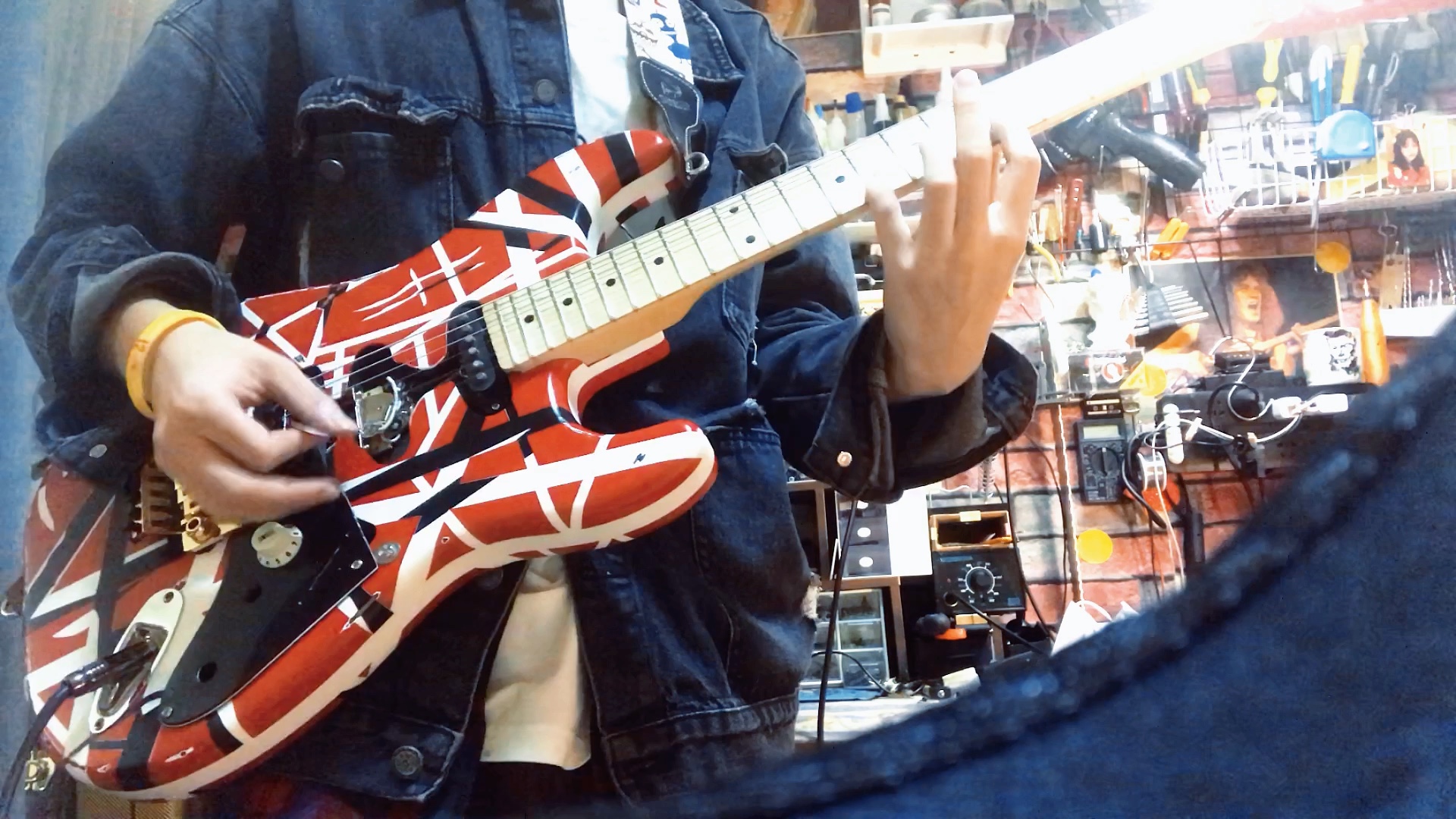 【范海伦乐队】《eruption》最后一弹,快!