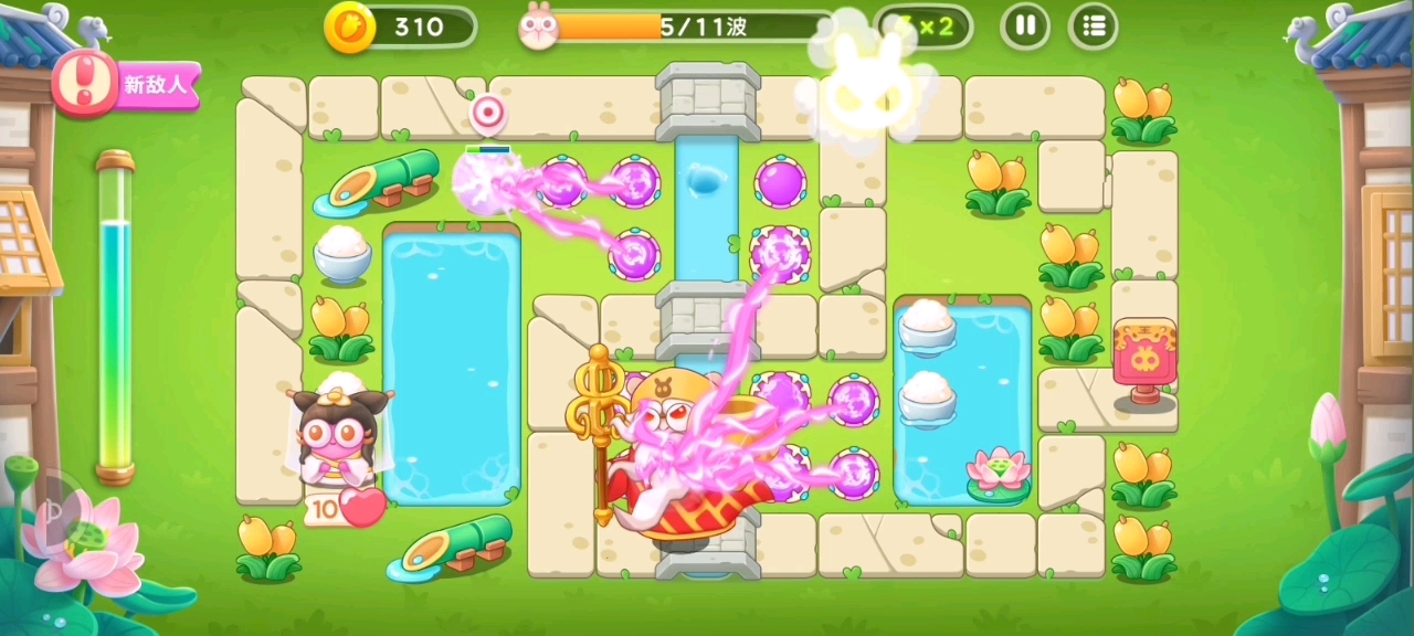 让魔法球再次伟大!(保卫萝卜四单炮塔挑战解说视频)