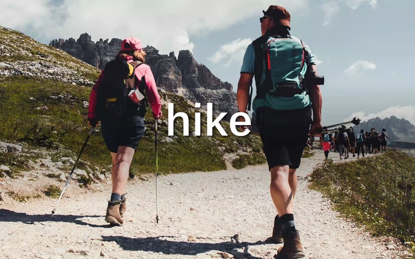 hike  高中英语 2019 新人教版 必修一 Unit2 Travelling Around 单词讲解哔哩哔哩bilibili