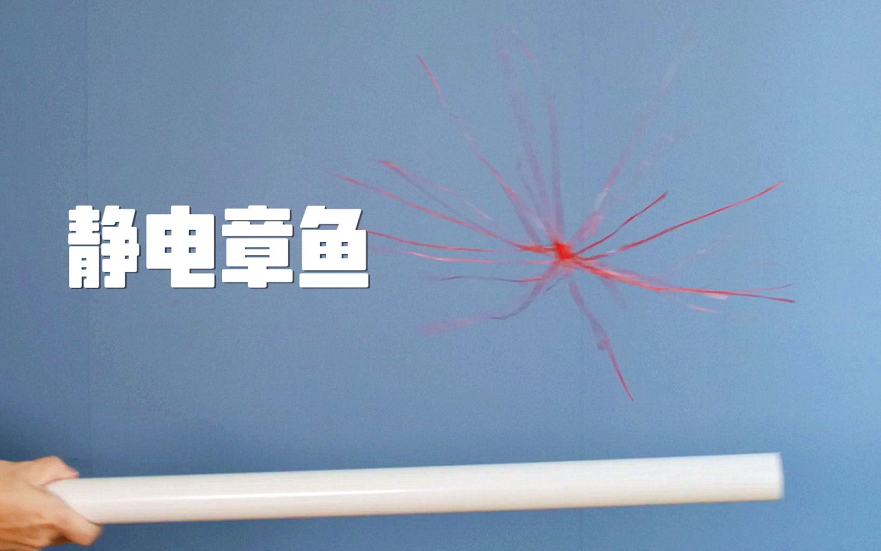魔力科学小实验,物理界著名的静电章鱼实验,今天终于安排上了
