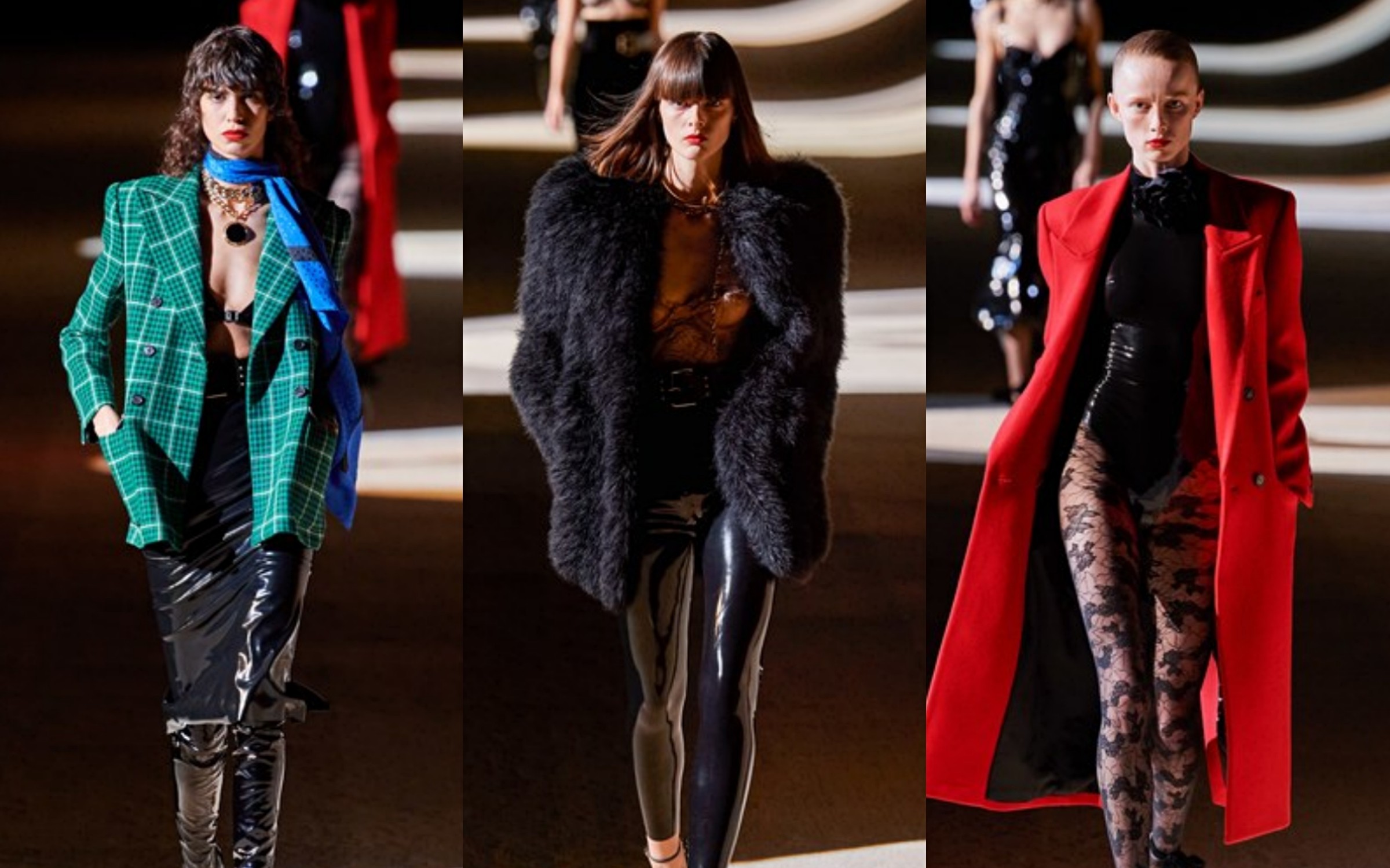 [图]【秀场】Saint Laurent 20-21FW Runway show 巴黎秋冬时装周 PARIS FASHION WEEK 官网高清 YSL