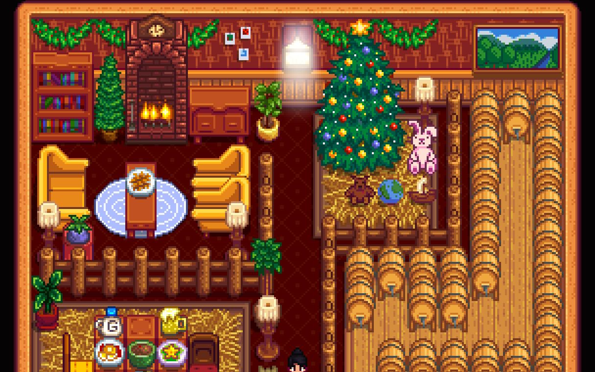 静星星露谷物语小屋装修圣诞篇