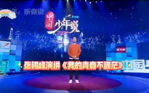 Скачать видео: 【中国少年说】张锡峰励志演讲《我的青春不迷茫》看完又有前进的动力了!