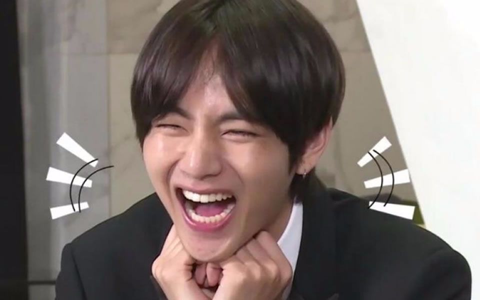 金泰亨一位阿米拿rm开玩笑而v笑得最开心