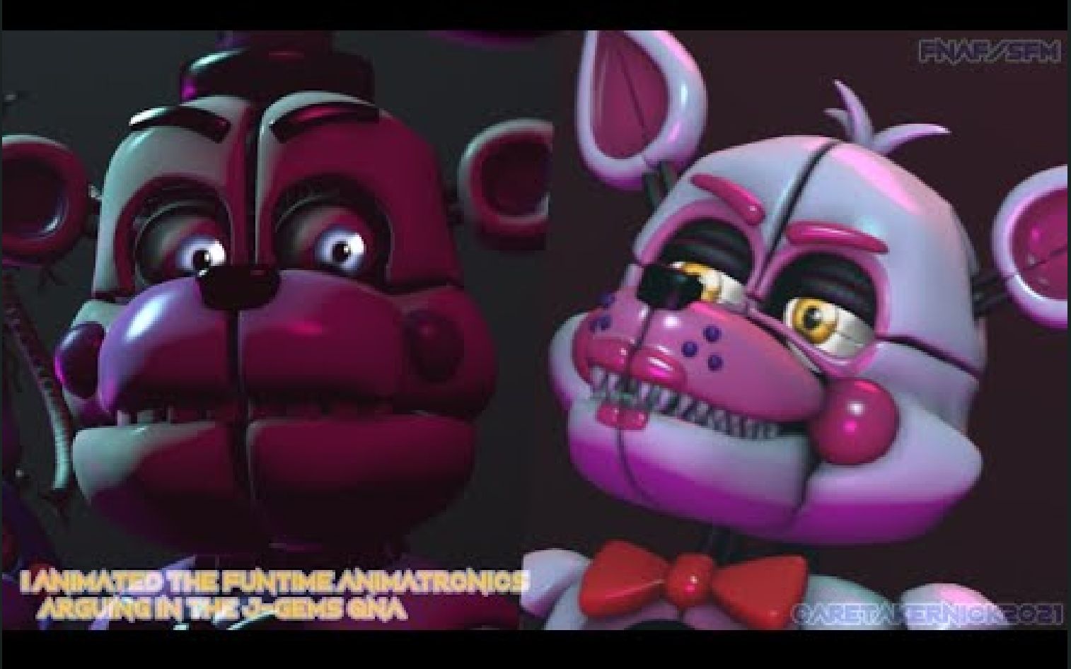 [图]【熟肉/FNAF/SFM】欢乐时光玩偶们的争论