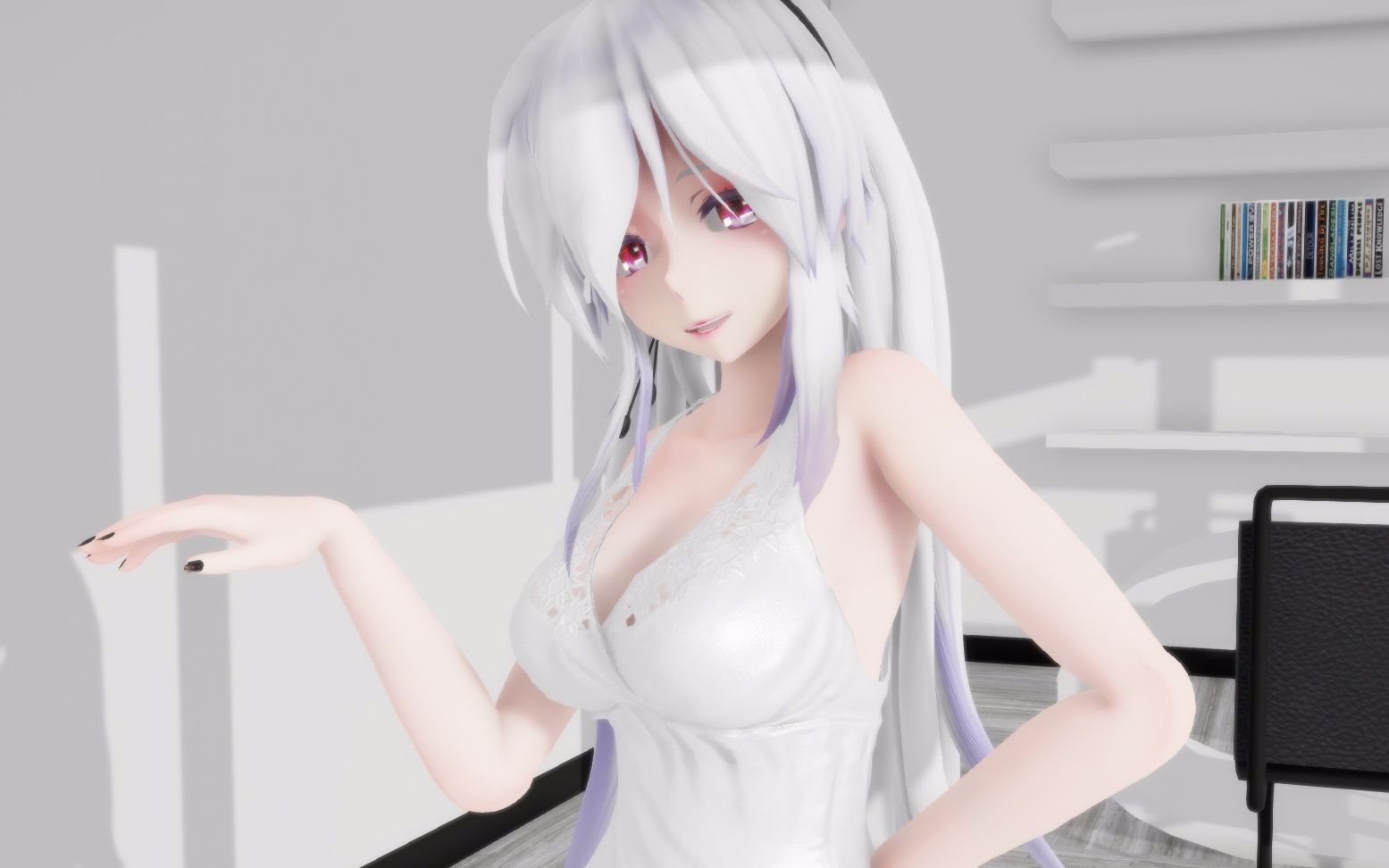 [图]【MMD竖屏福利】弱音小姐姐的Good Luck~