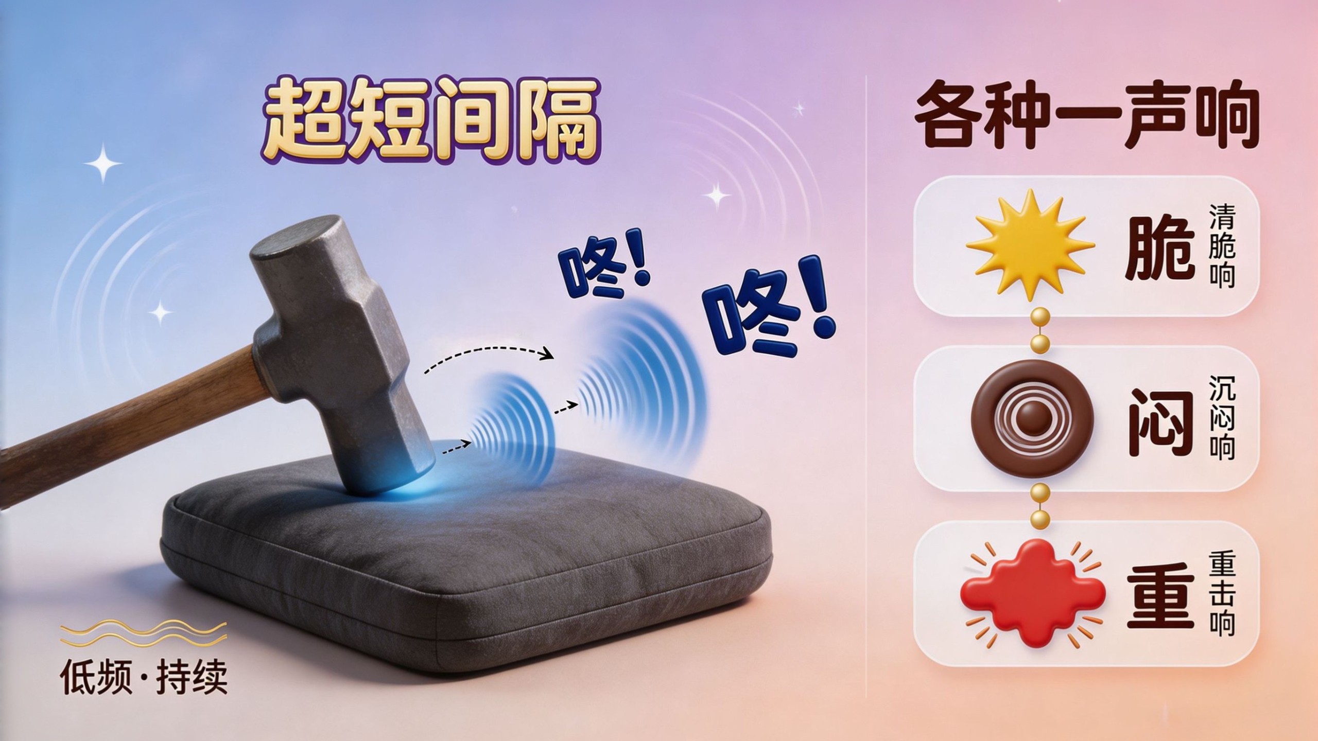 超短间隔 | 铁锤低频➕各种一声响【专享优质•精选音效】