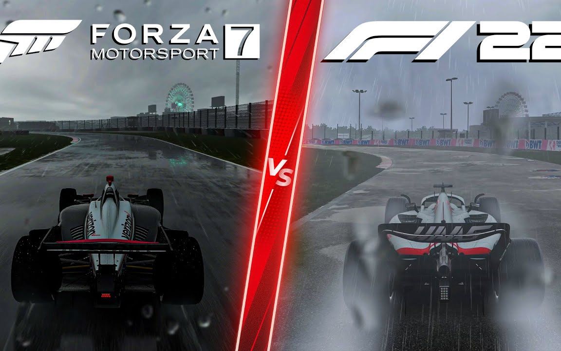 [图]F1 2022 vs Forza Motorsport 7 - 直接比较！注意细节和图形