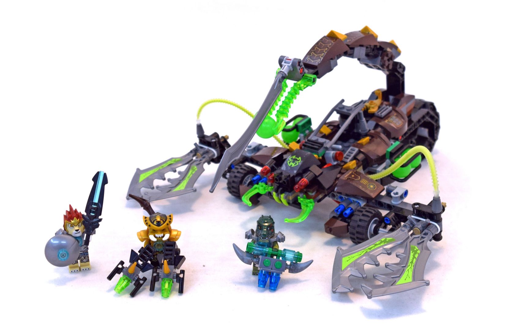 乐高lego70132chima气功传奇蝎斯狂的毒刺战车2014速拼评测