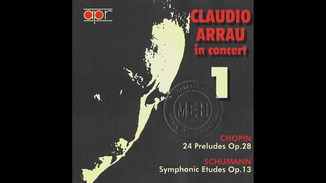 [图]【钢琴】舒曼 - 交响练习曲 Op.13（阿劳1976年布拉格演奏版） Claudio Arrau - Schumann Symphonic Etudes