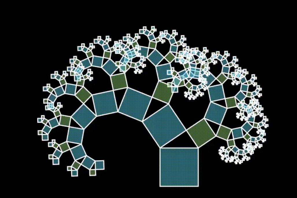 这么炫酷的毕达哥拉斯树,不来看看吗