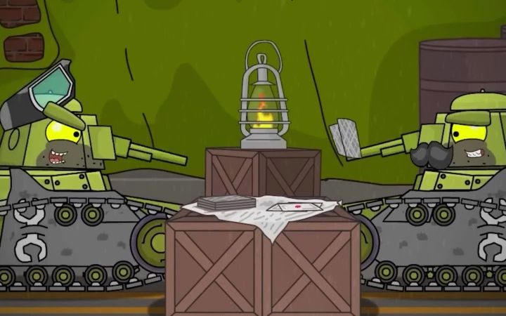 联军坦克向列宁格勒进发,机械师们把vk44改造成kv44m二号坦克