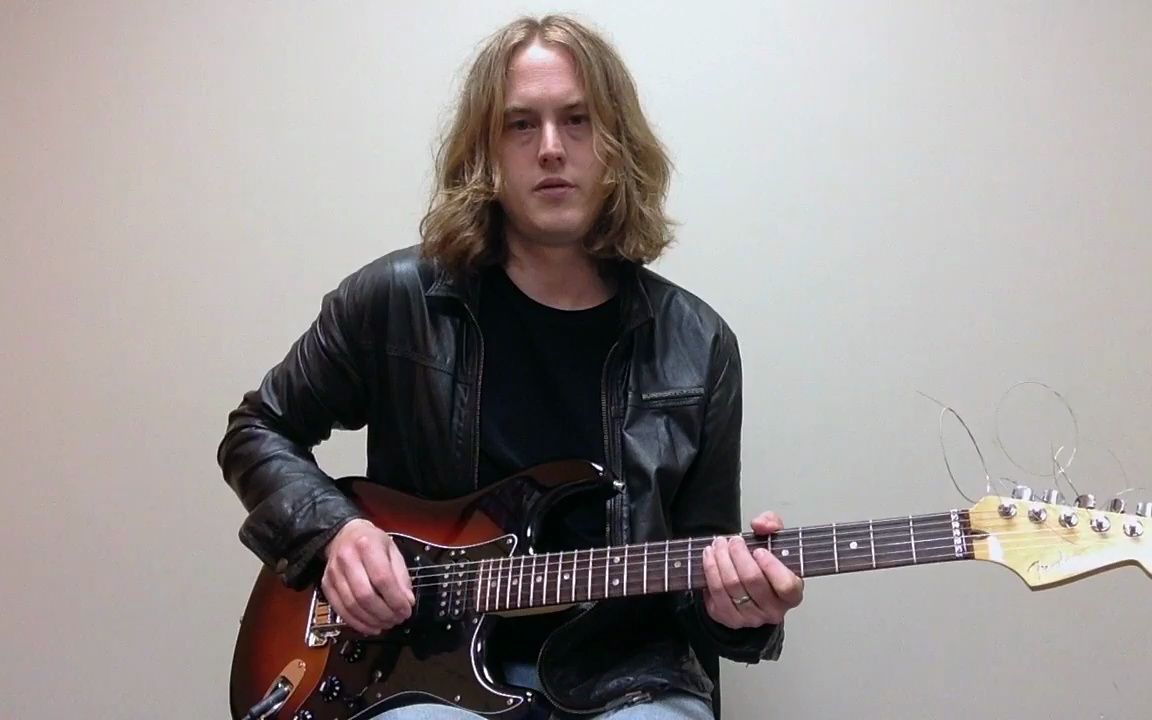 whammy bar slide licks lesson - sam coulson