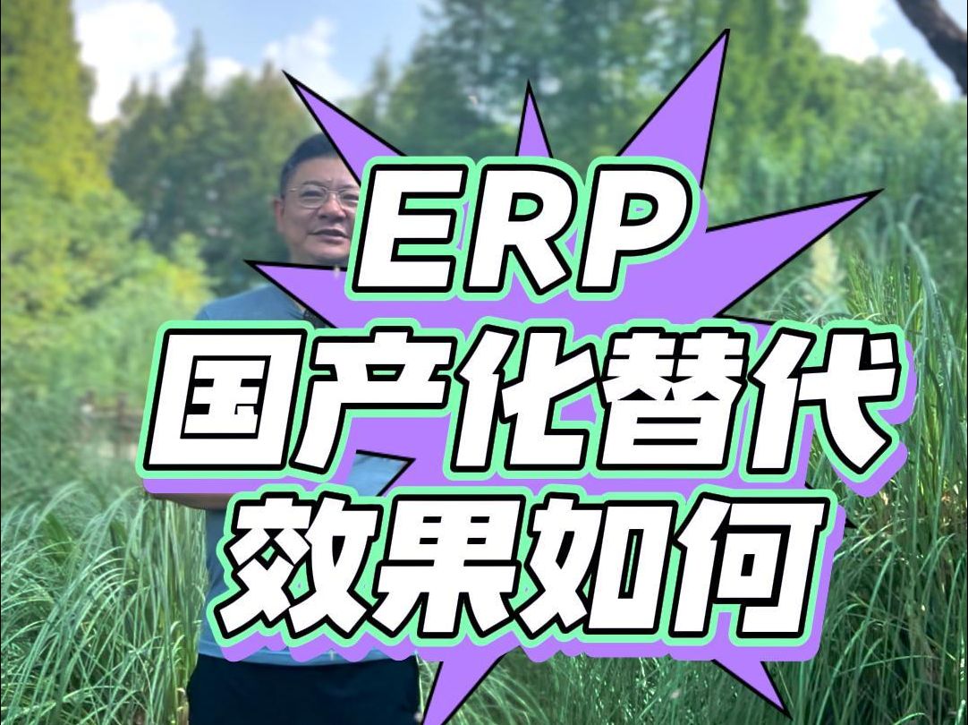 ERP 国产化替代哔哩哔哩bilibili