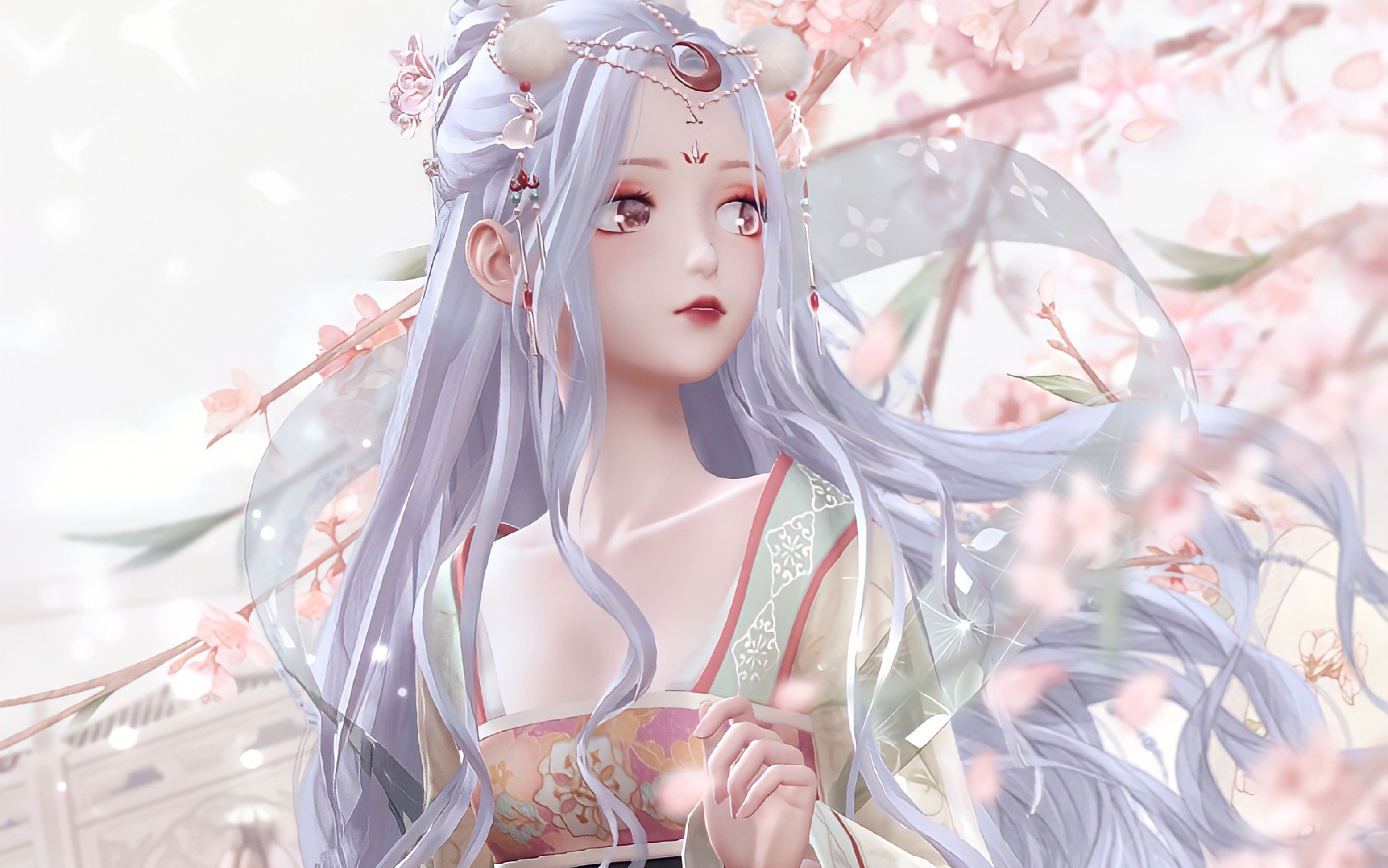 【闪耀暖暖|梦幻联动】心中想的就是他 任凭梦里三千落花
