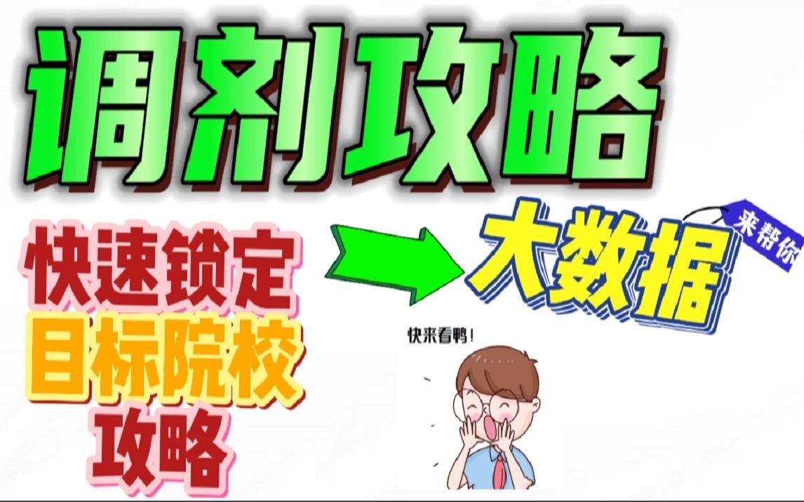 23考研调剂攻略!快速锁定合适院校哔哩哔哩bilibili