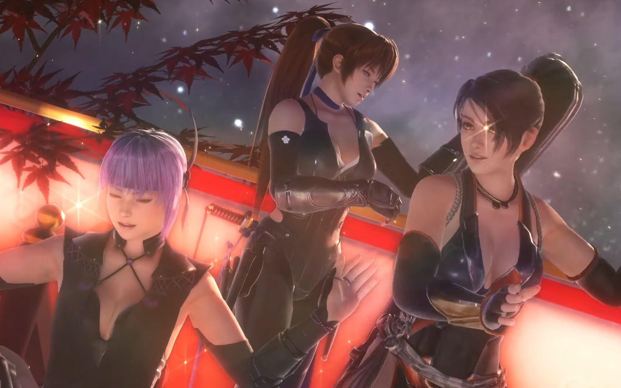 《doa》mmd绫音,霞,红叶热舞《桃源恋歌》