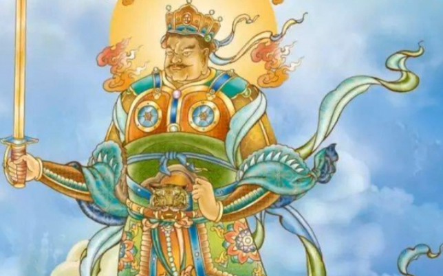 药师经中十二大将之宫毗罗大将.