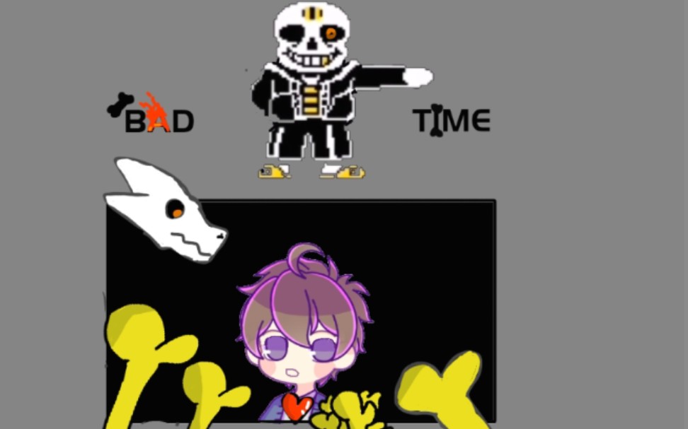 badtime模拟器模拟sans对战被虐惨了