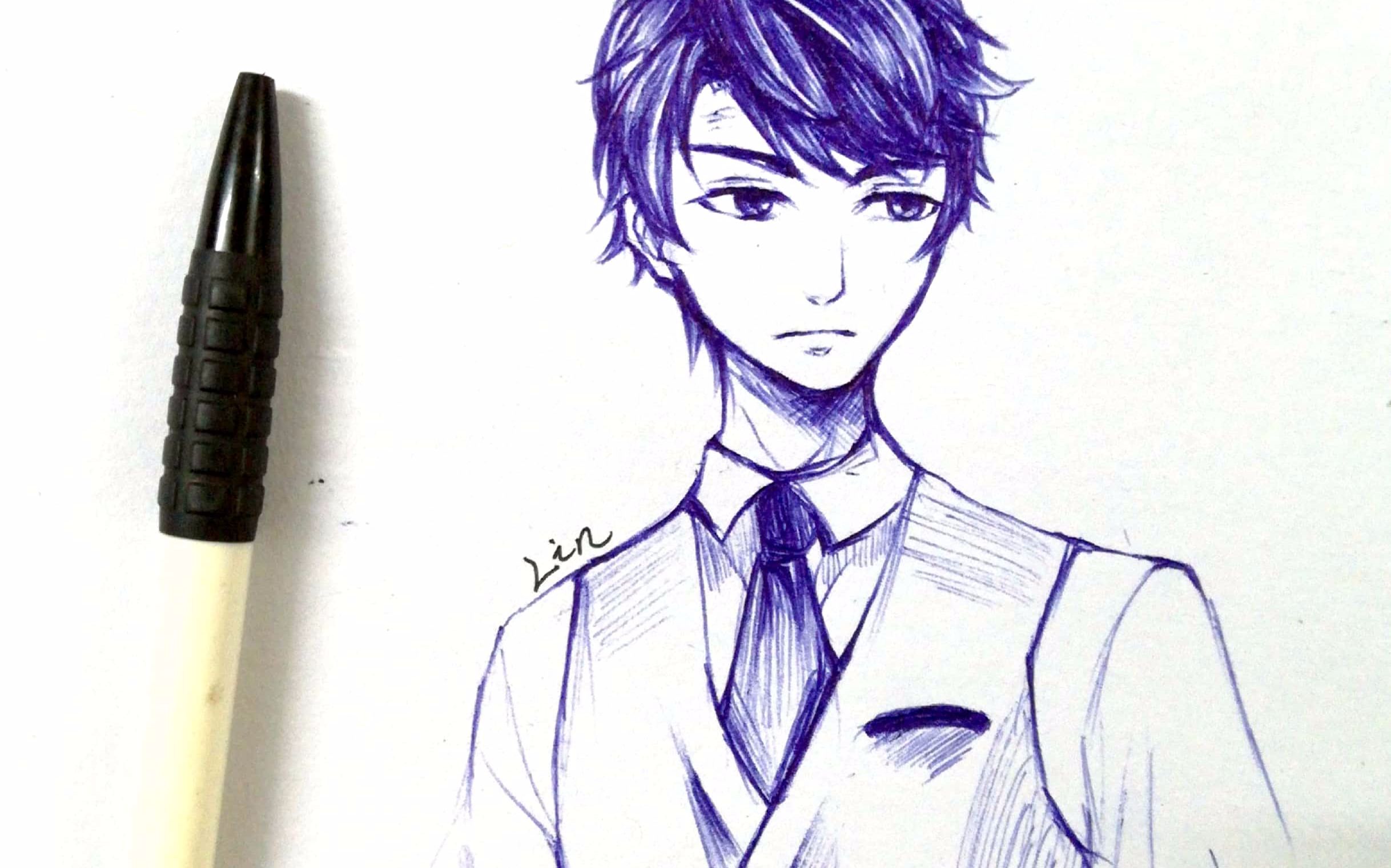 【手绘】用一块钱的工具画一只李泽言是种什么样的体验?