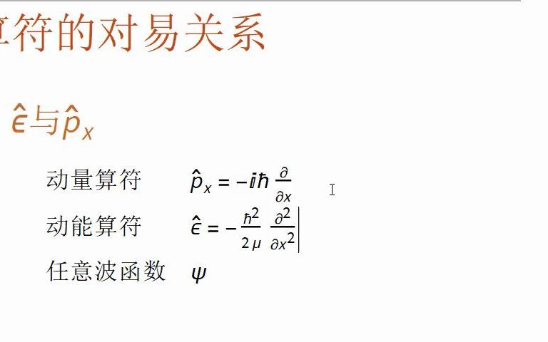 【算符的对易关系与“测不准”】16.01 算符的对易关系哔哩哔哩bilibili