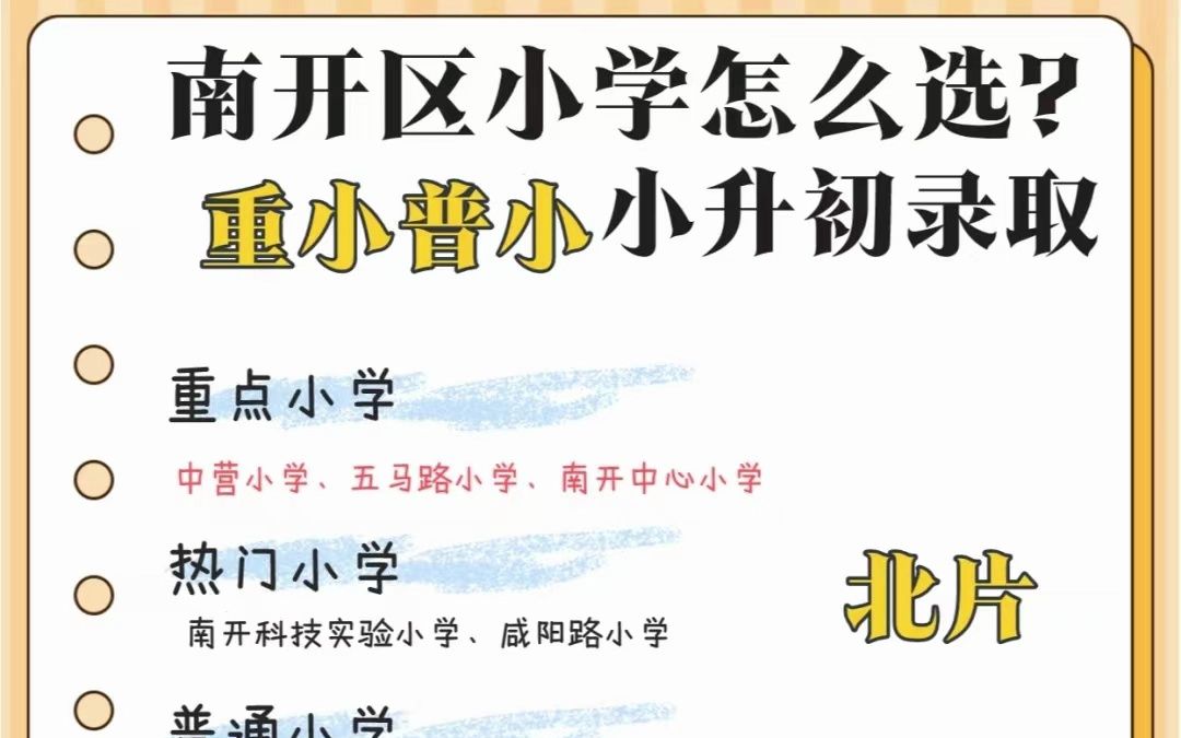 天津市南开区小学怎么选❓ 中小普小详细数据整理❗️哔哩哔哩bilibili