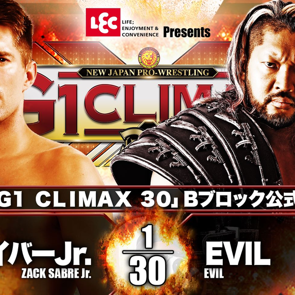 3.5星】Zack Sabre Jr. vs. EVIL - NJPW G1 Climax 30 Day 2_哔