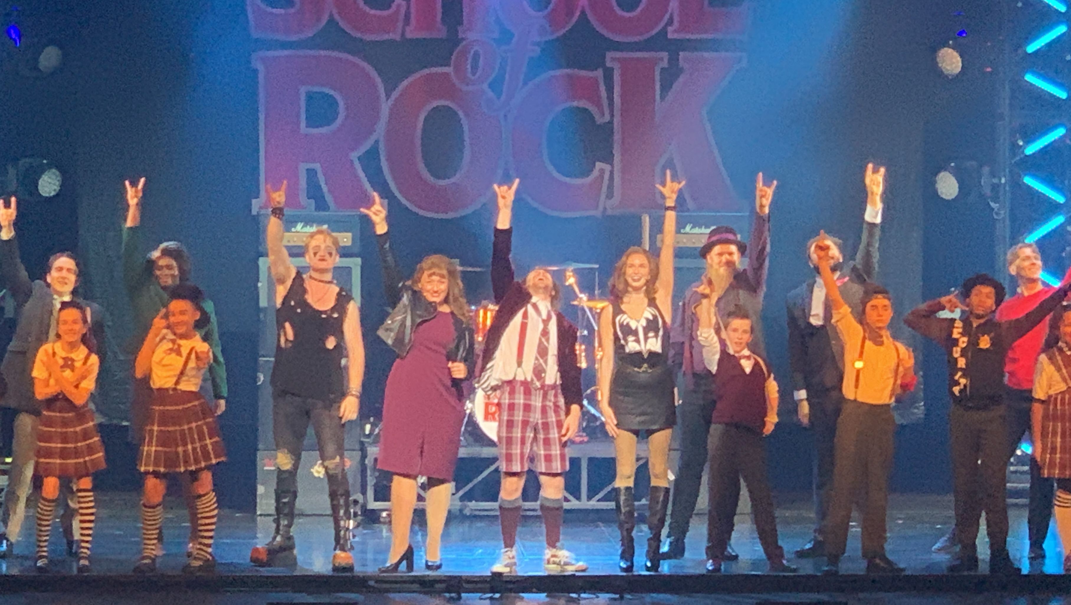 英文原版音乐剧《摇滚学校》2024广州返场谢幕