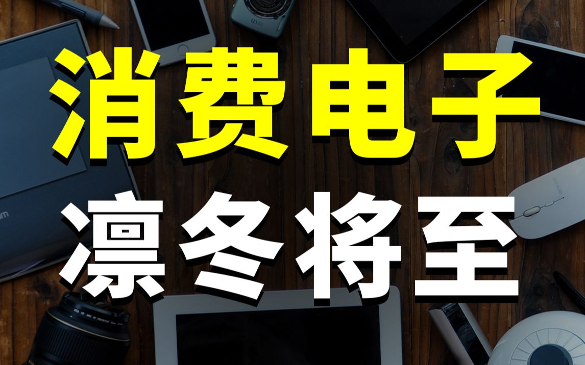 万亿赛道的消费电子,为啥赚不到钱了?哔哩哔哩bilibili