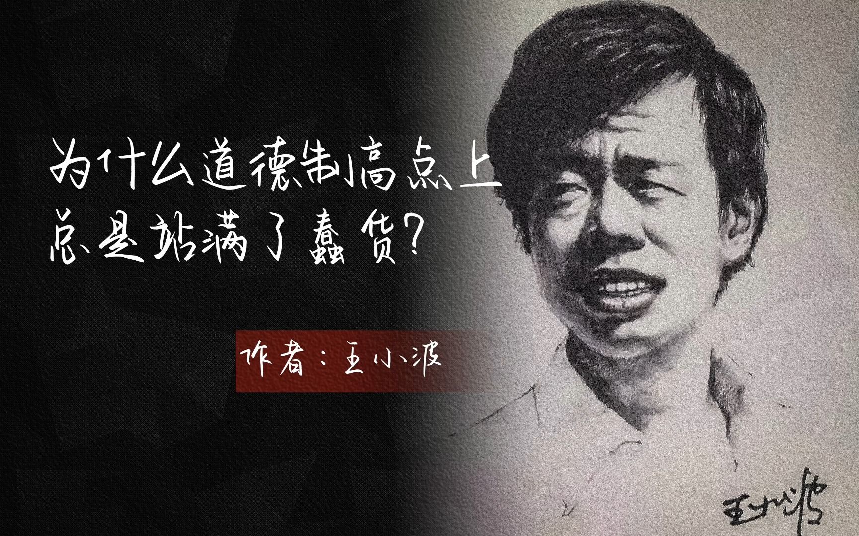 散文朗读《为什么道德制高点上总是站满了蠢货?》作者:王小波