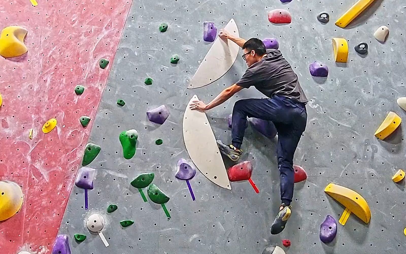 [攀岩|抱石] some gym boulders