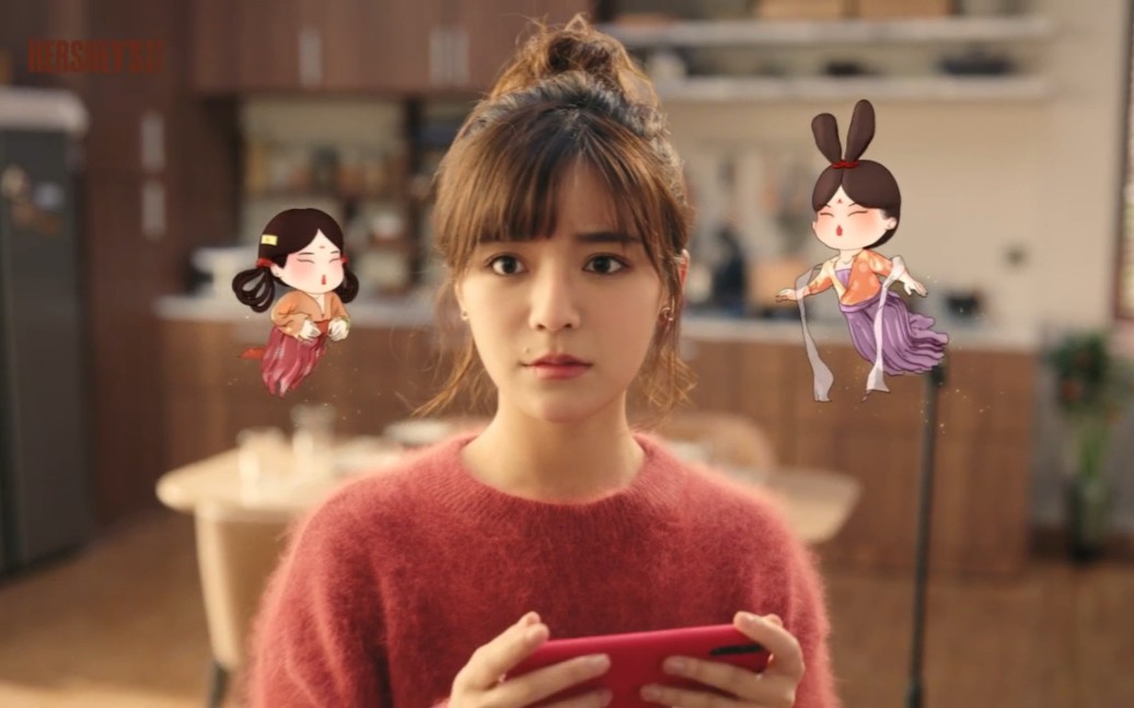 邹佳佳 好时巧克力广告