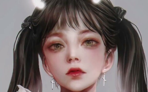 【神仙画画】韩国太太ps厚涂绘画过程