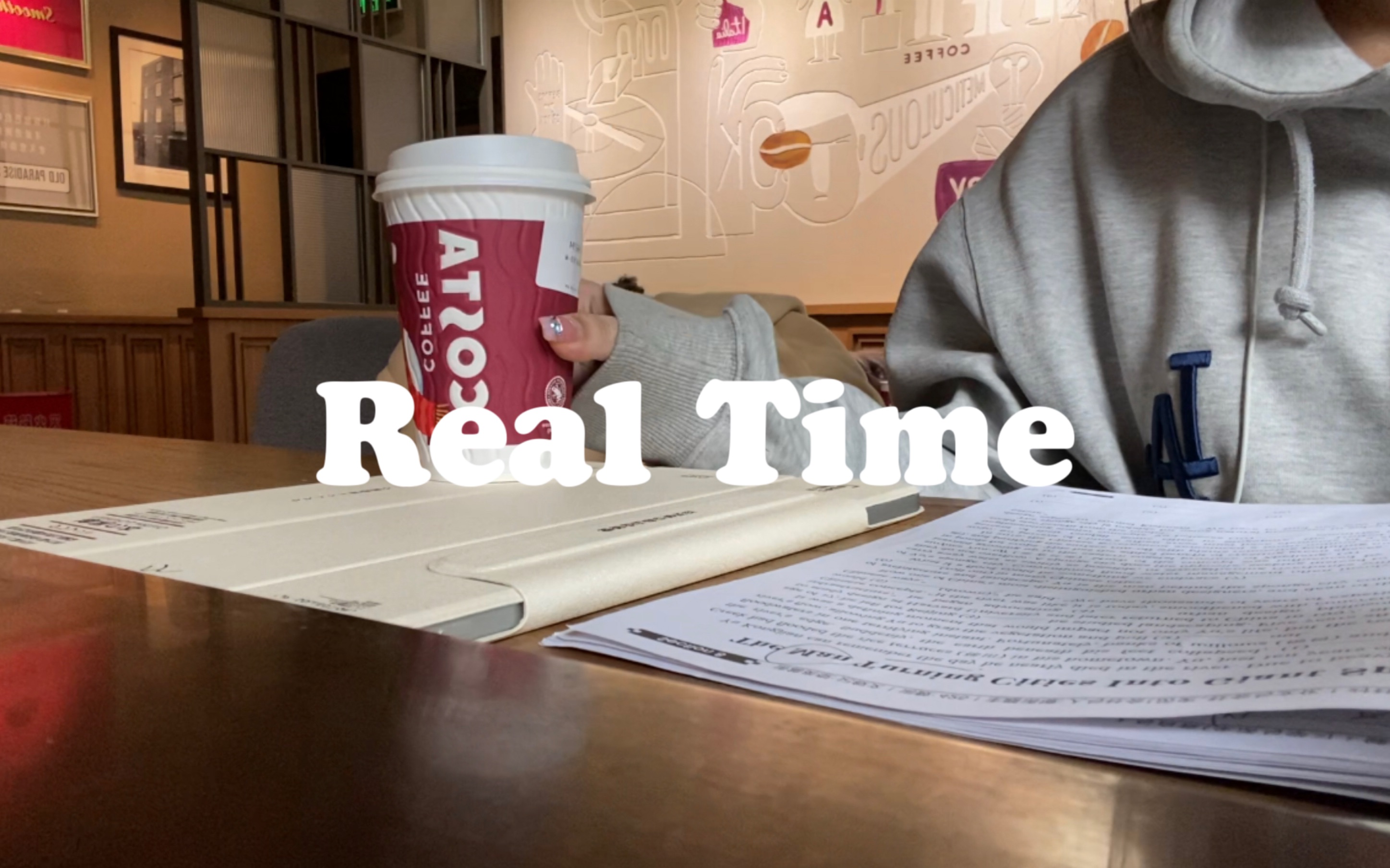 Real Time|咖啡馆实时学习|for 40 min|咖啡馆环境音|忙碌又充实的寒假余额不足-胖罐子pottttt_-胖罐子pottttt ...
