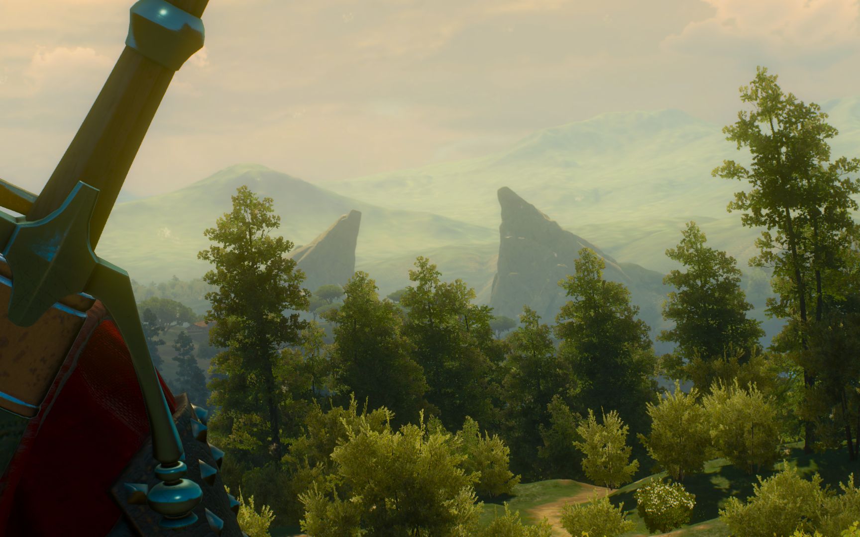 巫师三陶森特湖景