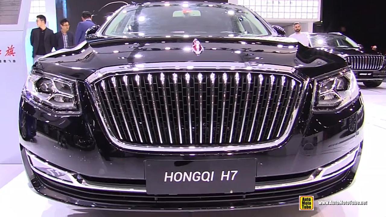 【中国骄傲】迪拜车展上的2020款红旗h7