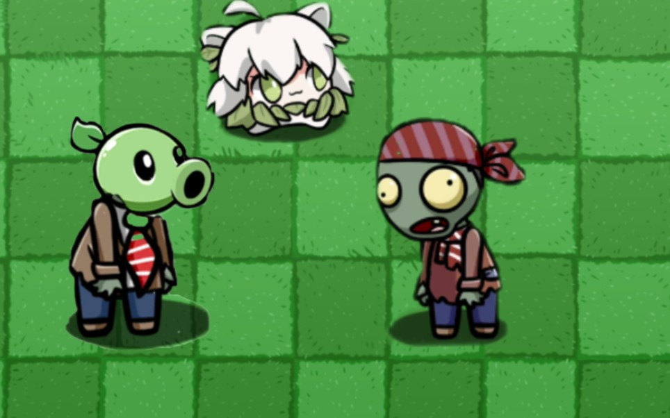 bt版怎么下载让我来教你很简单没有废话封面中的豌豆射手僵尸是p的点